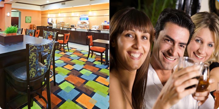 Dallas Texas Hotel Holiday Inn Express Free Breakfast Room Local Dining Restaurants