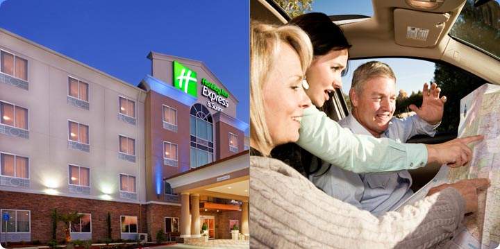 Dallas texas hotel Location page family with map